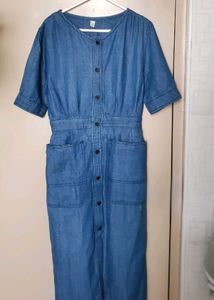 Classic 90s denim midi sundress