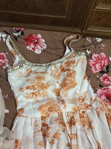 Floral Print Kurta Set with Dupatta