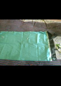 Beautiful Teal pillow cover with Embellishments
