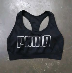 Puma Black Sports Bra