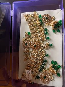 Exquisite Kundan Pearl Jewellery Set