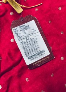 Red Embroidered kurti n pant