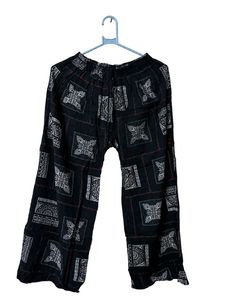 Stylish Black Printed Palazzo Pants