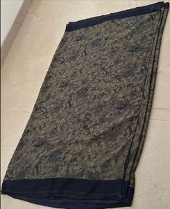 Elegant Floral Print Saree