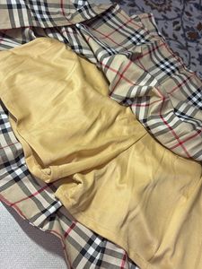 Burberry Inspired Checks Pleated Skirt