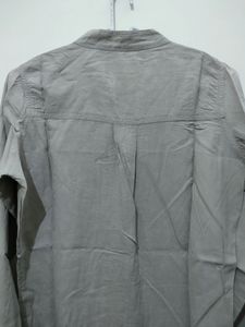 Khaki Or Light Brown Cotton Top Shirt