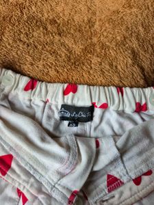 Heart Print Mini Skirt