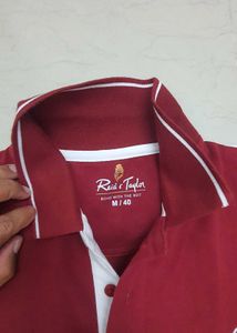 Men's Maroon Polo T-Shirt -Reid &amp; Taylor make ,