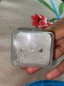 Gold Flower Stud Earrings