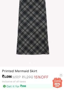 savana Plaid Maxi Skirt