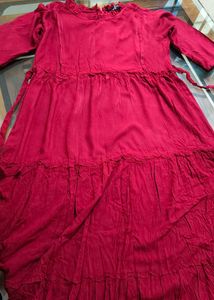 Maroon Maternity wear Kurta