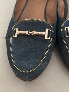 Very Pretty Belly Flat Navy Blue, 38size