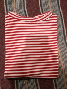 Classic Red &amp; White Striped Top