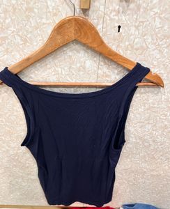 GAP Navy Blue Logo Tank Top