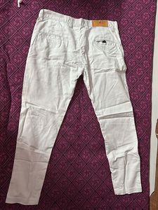 Men's Grey Casual Chinos