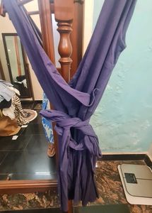 Versatile Purple Wrap Dress