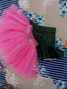 combo of girls skirt 1-2yr