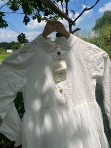 Elegant White Tulle Dress