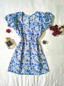 floral Corset back kurti 🦢💙