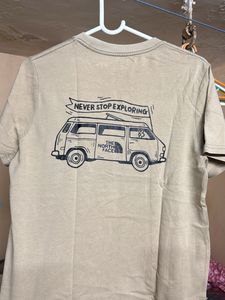 The North Face Beige Graphic T-Shirt