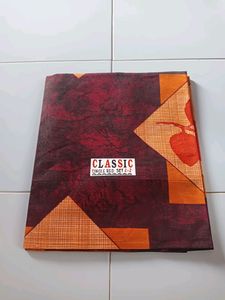 Single Bedsheet With Pillow Cover