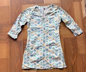 Embroidered Kurta Top