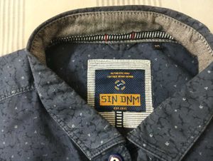 DARK BLUE MEN'S SHIRT