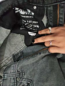 Levi's Black And Blue Jeans For Men