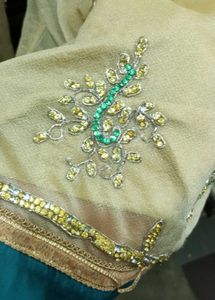 Designer sharara with Embroidered Blouse