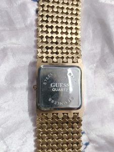 Women Gold-Tone Crystal Watch