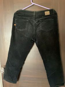 Black Courdroy Pants Ladies