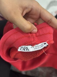 Zara Red Sweatpants