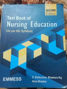 MSC Nursing 1st Year Education Book