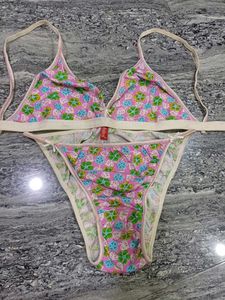Cute Floral Bikini Set