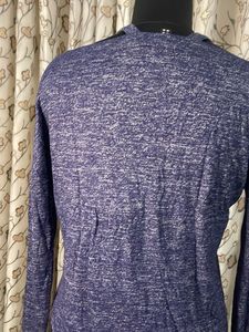 Jennyfer Blue Marled Knit Top