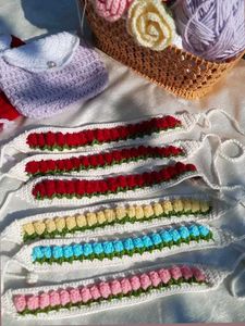 2 Crochet Floral Headband