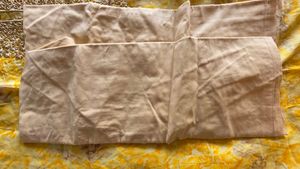 Yellow Printed Dupatta with Lace material