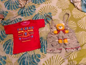Cute Baby Outfit with Teddy Bear