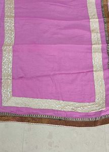 Pink saree