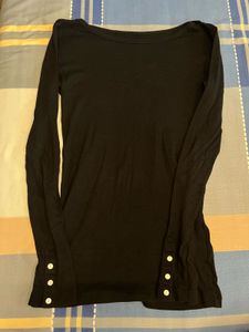Classic Black Long Sleeve Top