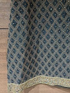 Embellished Black Kurta with Palazzo