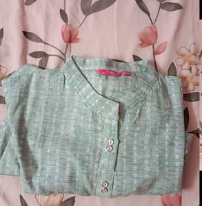 Free Delivery,Pretty Pastel Kurtas - Set of Two
