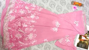 Elegant Pink Embroidered Lehenga Choli