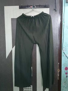 Flowy Olive Green Palazzos