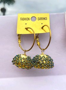 Boho Style Jhumka &amp; Butterfly Earrings Set