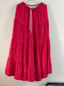 Megenta Tiered Maxi Skirt (Negotiable)