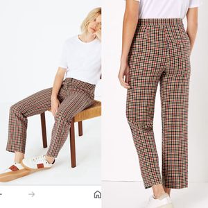 M&amp;S Plaid Winter Trouser