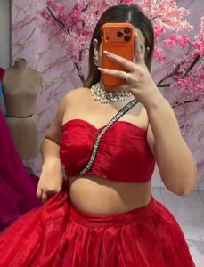 Red Lehenga Choli Set