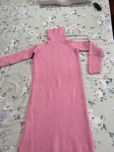 Pink Sweater Dress