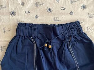 Navy Blue Casual Shorts